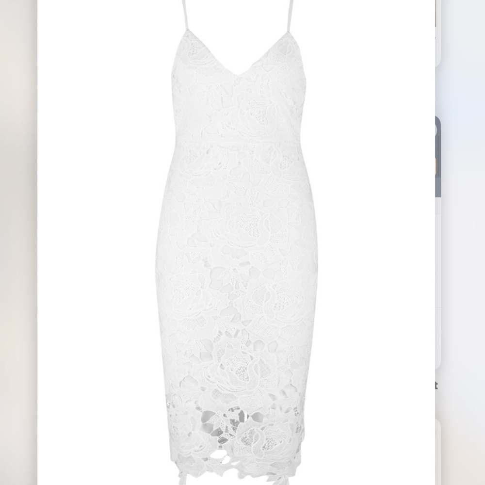 Boohoo Crochet Lace Midi Dress - Picture 3 of 5